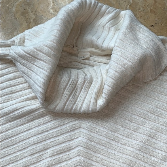 Anthropologie Moth dolman sleeve ribbed ivory VGUC - Picture 6 of 16